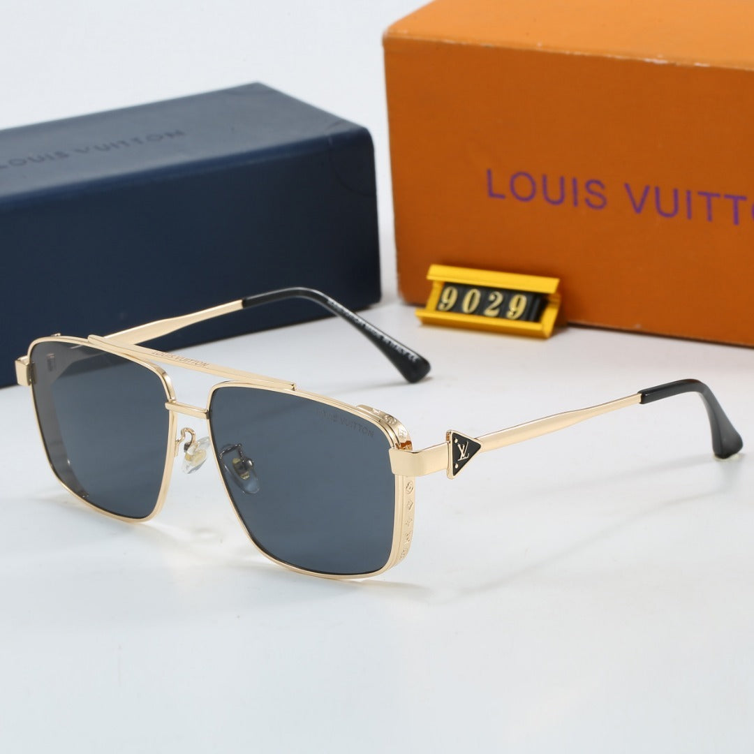 Louis vuitton Double Bridge Metal Square Sunglasses Square