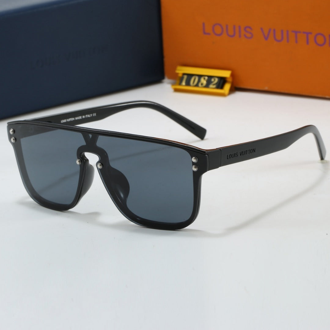 Louis vuitton Riveted Printed Oversized Sunglasses Aviator