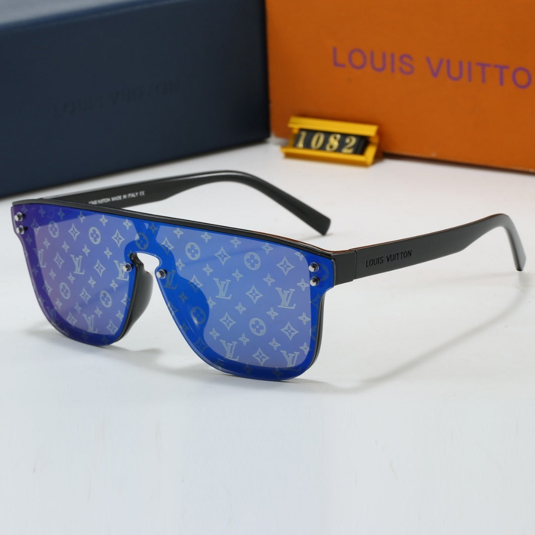 Louis vuitton Riveted Printed Oversized Sunglasses Aviator
