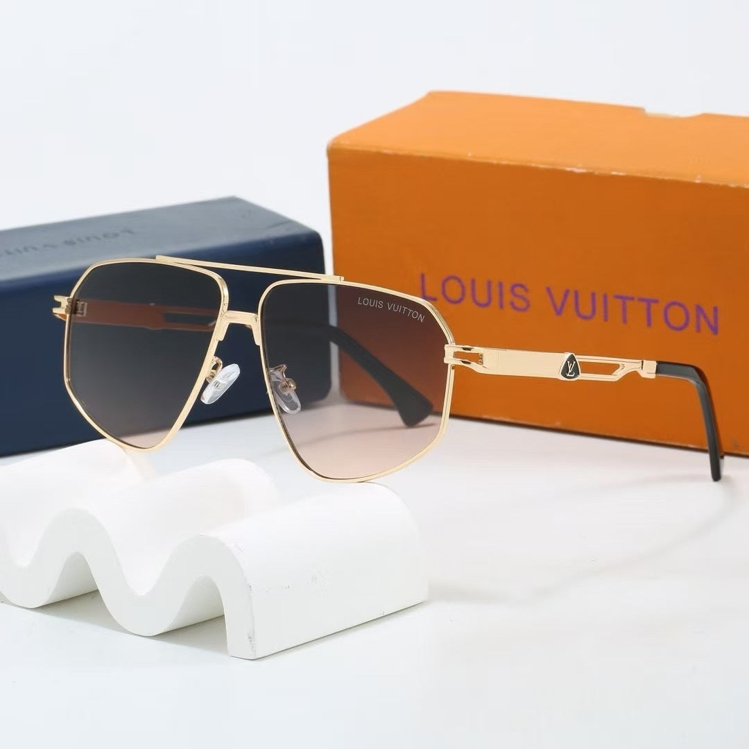 Louis vuitton Metal Vanguard Double Bridge Aviator Sunglasses Aviator