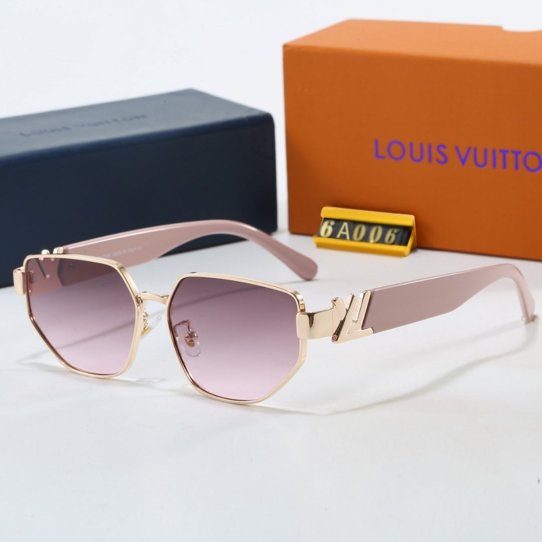 Louis vuitton V-Logo Metal Square Sunglasses (Model 6A006) Square