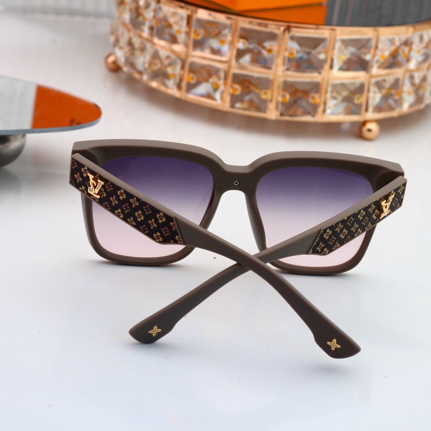 Louis vuitton Oversized Sunglasses with Monogram Temples 4037 Butterfly