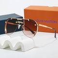 Louis vuitton Metal Double Bridge Aviator Sunglasses with Monogram Details Aviator
