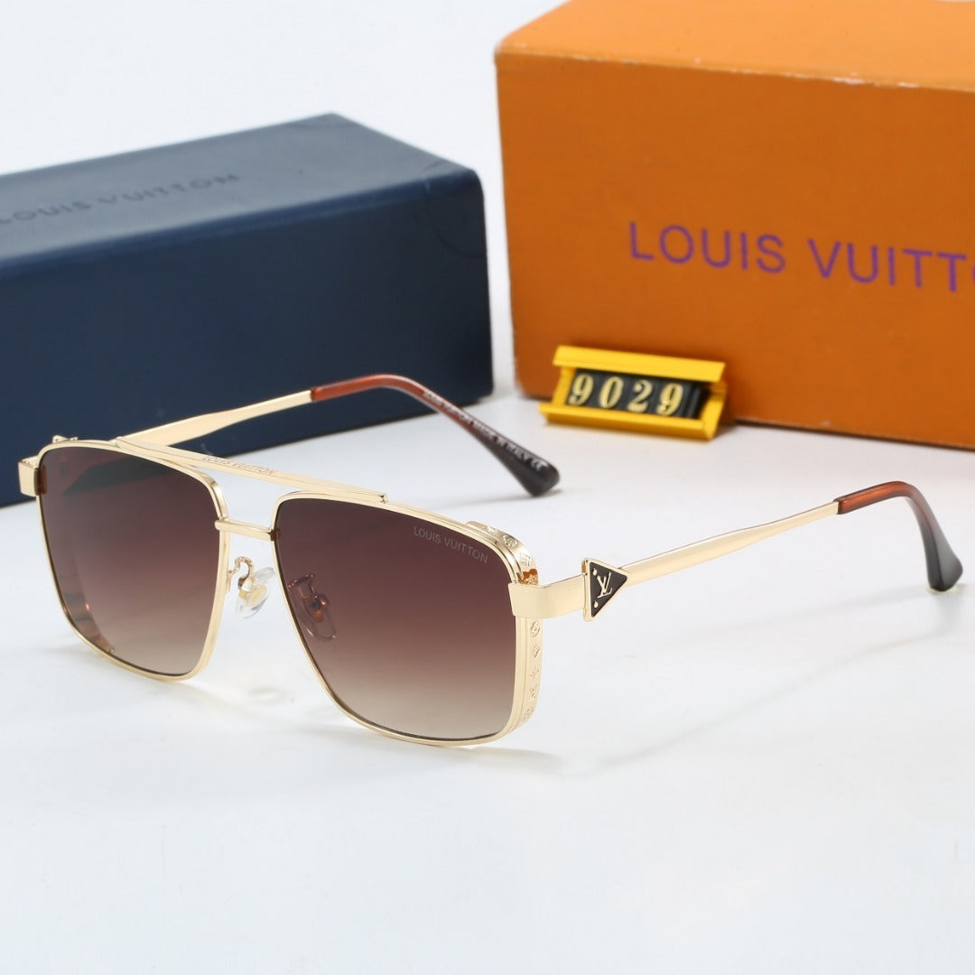Louis vuitton Double Bridge Metal Square Sunglasses Square