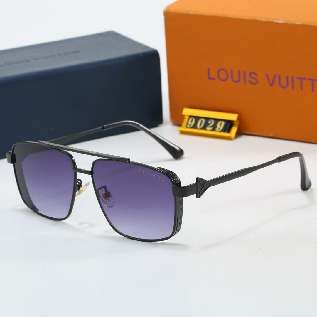 Louis vuitton Double Bridge Metal Square Sunglasses Square