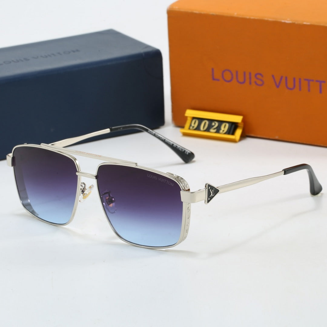 Louis vuitton Double Bridge Metal Square Sunglasses Square