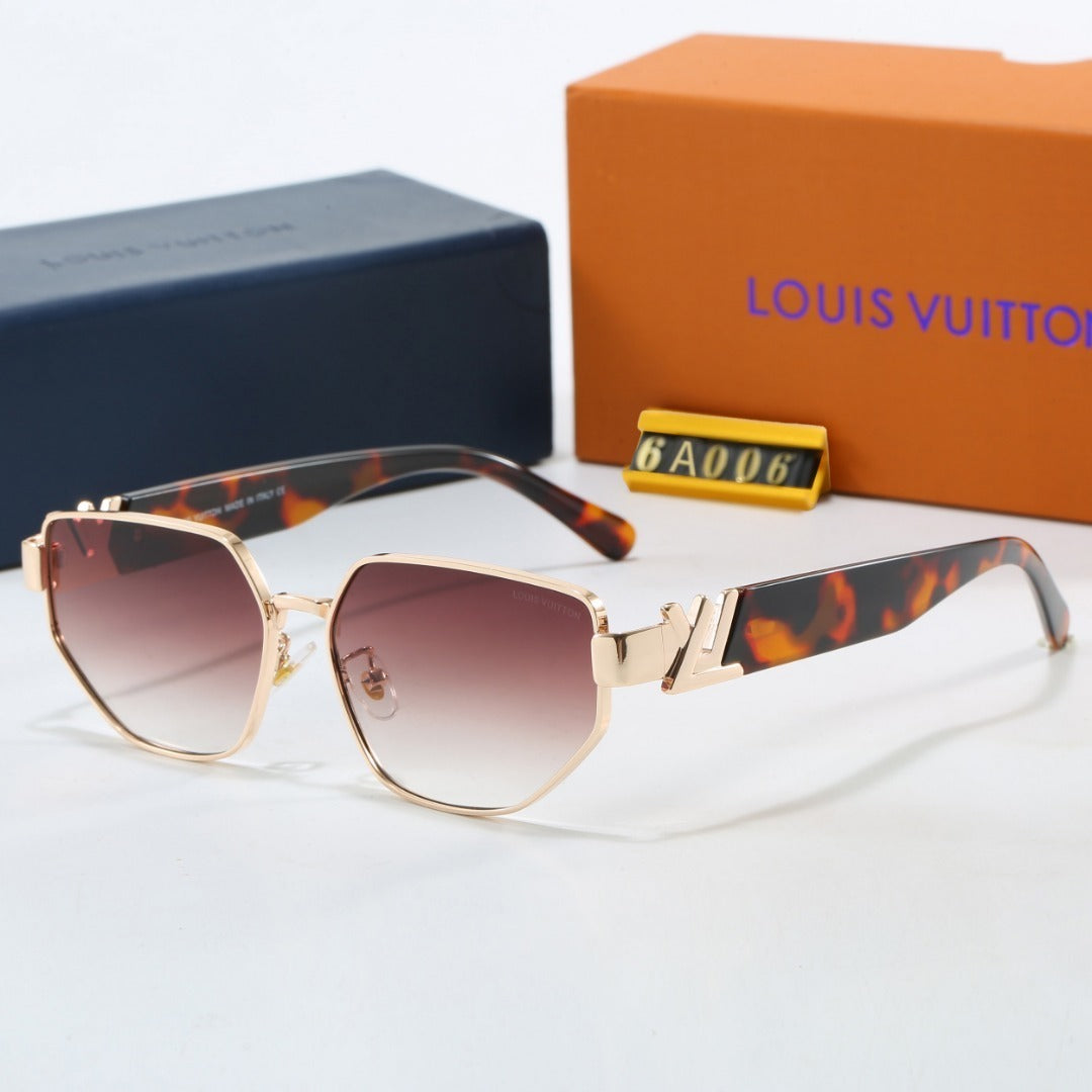 Louis vuitton V-Logo Metal Square Sunglasses (Model 6A006) Square