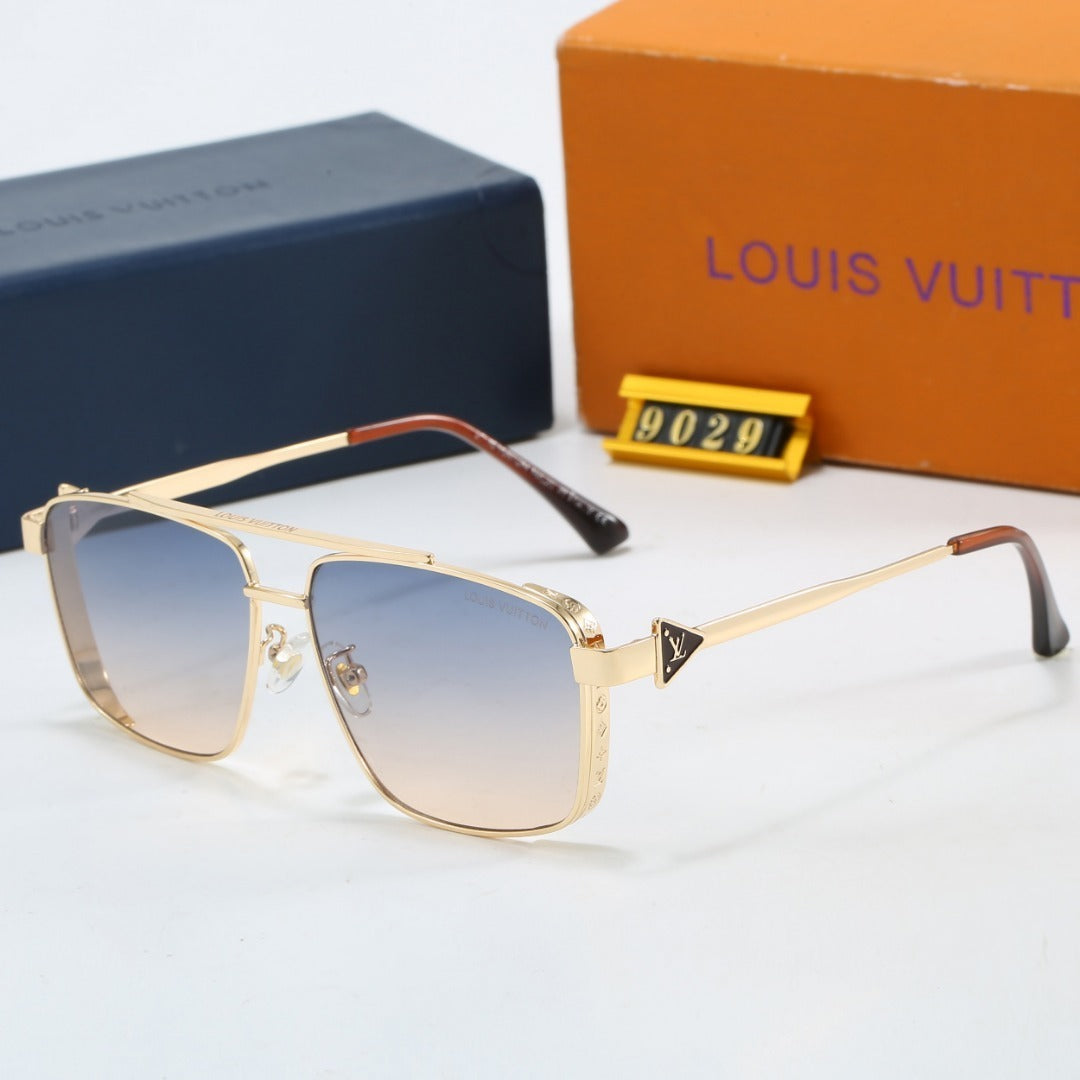 Louis vuitton Double Bridge Metal Square Sunglasses Square