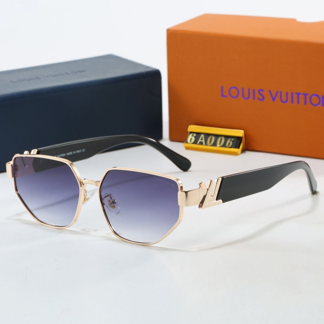 Louis vuitton V-Logo Metal Square Sunglasses (Model 6A006) Square