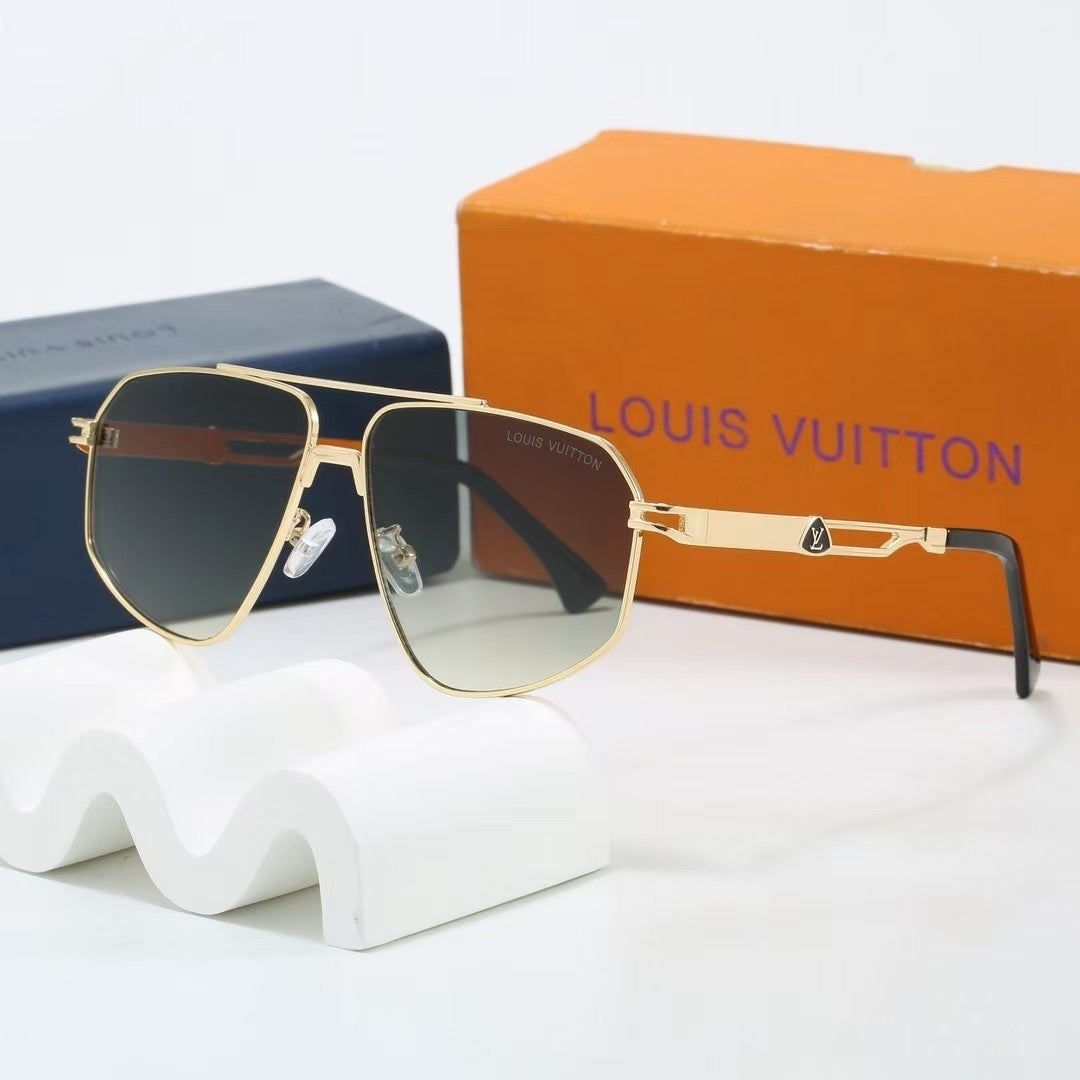 Louis vuitton Metal Vanguard Double Bridge Aviator Sunglasses Aviator