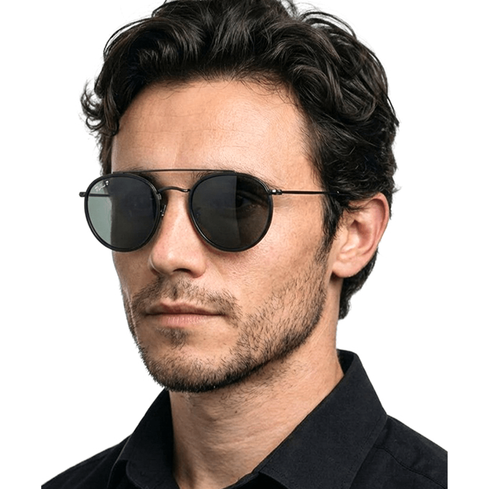 Ray-Ban RB3647N 002/58 Polarised Sunglasses Aviator