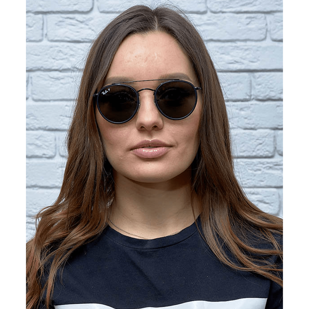 Ray-Ban RB3647N 002/58 Polarised Sunglasses Aviator
